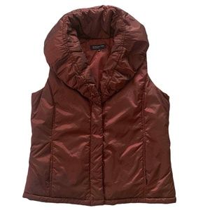 #13 Jones New York Signature Quilted Puffer Vest Size M